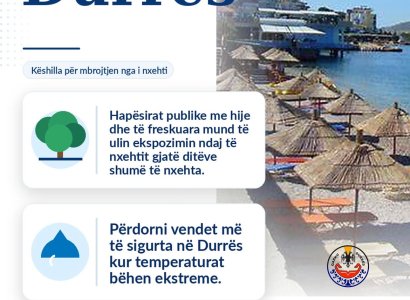 Fushata për parandalimin e të nxehtit në Qarkun Durrës