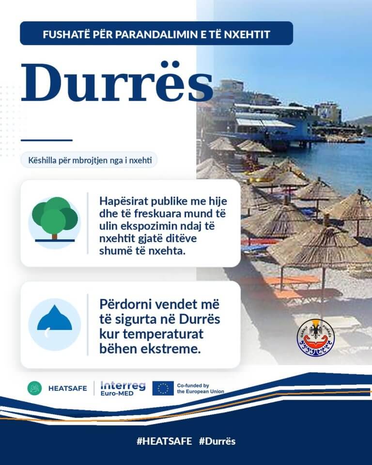 Fushata për parandalimin e të nxehtit në Qarkun Durrës
