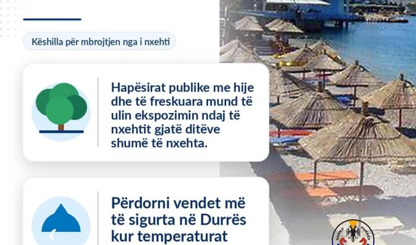 Fushata për parandalimin e të nxehtit në Qarkun Durrës